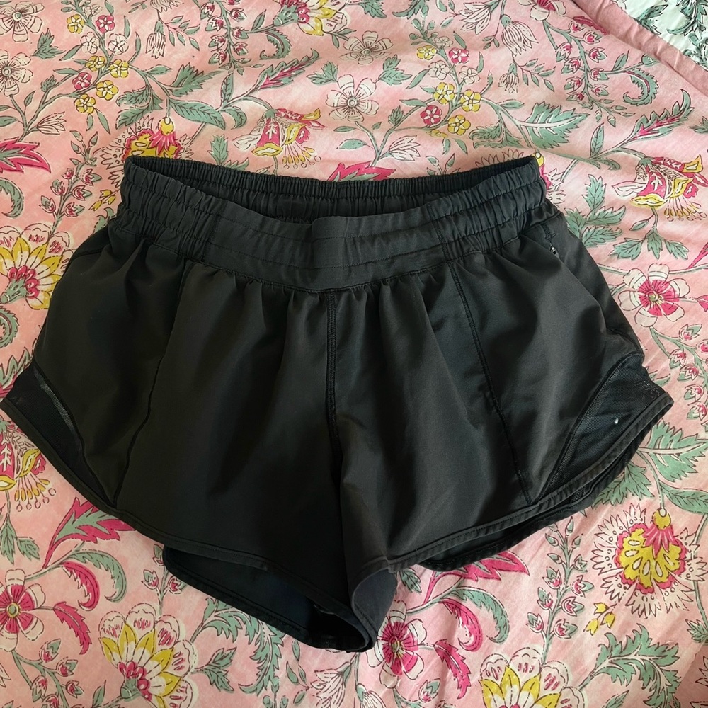 Lululemon black athletic shorts!!! Size Six 2.5
